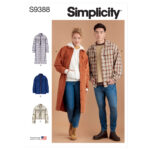 Simplicity | S9388 | Unisex Shirt Jackets