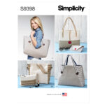 Simplicity | S9398 | Tote Bag, Purse & Clutch