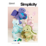Simplicity | S9441 | 13" Plushies