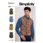 Simplicity | S9457 | Men's Vests