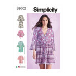 Simplicity | S9602 | Misses' Caftans and Wraps