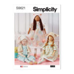 Simplicity | S9621 | Lanky Plush Dolls and Clothes by Elaine Heigl Designs