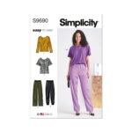 Simplicity | S9690 | Misses' Tops and Pull-On Pants