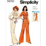 Simplicity | S9700 | 1970s Misses' Vintage Jumpsuit