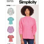 Simplicity | S9705 | Misses' Tops