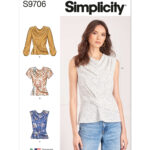 Simplicity | S9706 | Misses' Tops