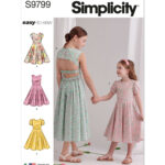 Simplicity | S9799 | Children's and Girls' Dresses