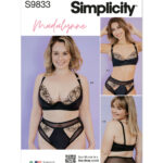 Simplicity | S9833 | Misses' and Women's Bra, Panty and Thong by Madalynne Intimates
