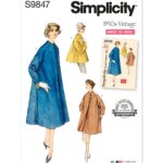 Simplicity | S9847 | 1950s Misses' Coat in Three Lengths