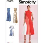 Simplicity | S9886 | Misses' Dress with Length Variations