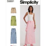 Simplicity | S9891 | Misses' Skirt In Three Lengths
