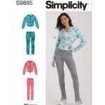 Simplicity | S9895 | Misses' and Women's Jacket and Knit Leggings