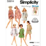 Simplicity | S9914 | 1960s Misses' Beach Cover-Up and Robe