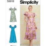 Simplicity | S9918 | Misses' Dress with Sleeve and Length Variations