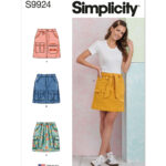 Simplicity | S9924 | Misses' Cargo Skirts