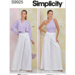 Simplicity | S9925 | Misses' Pants, Knit Shrug and Top