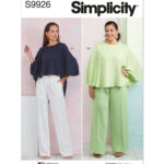 Simplicity | S9926 | Misses' and Women's Tops and Pants