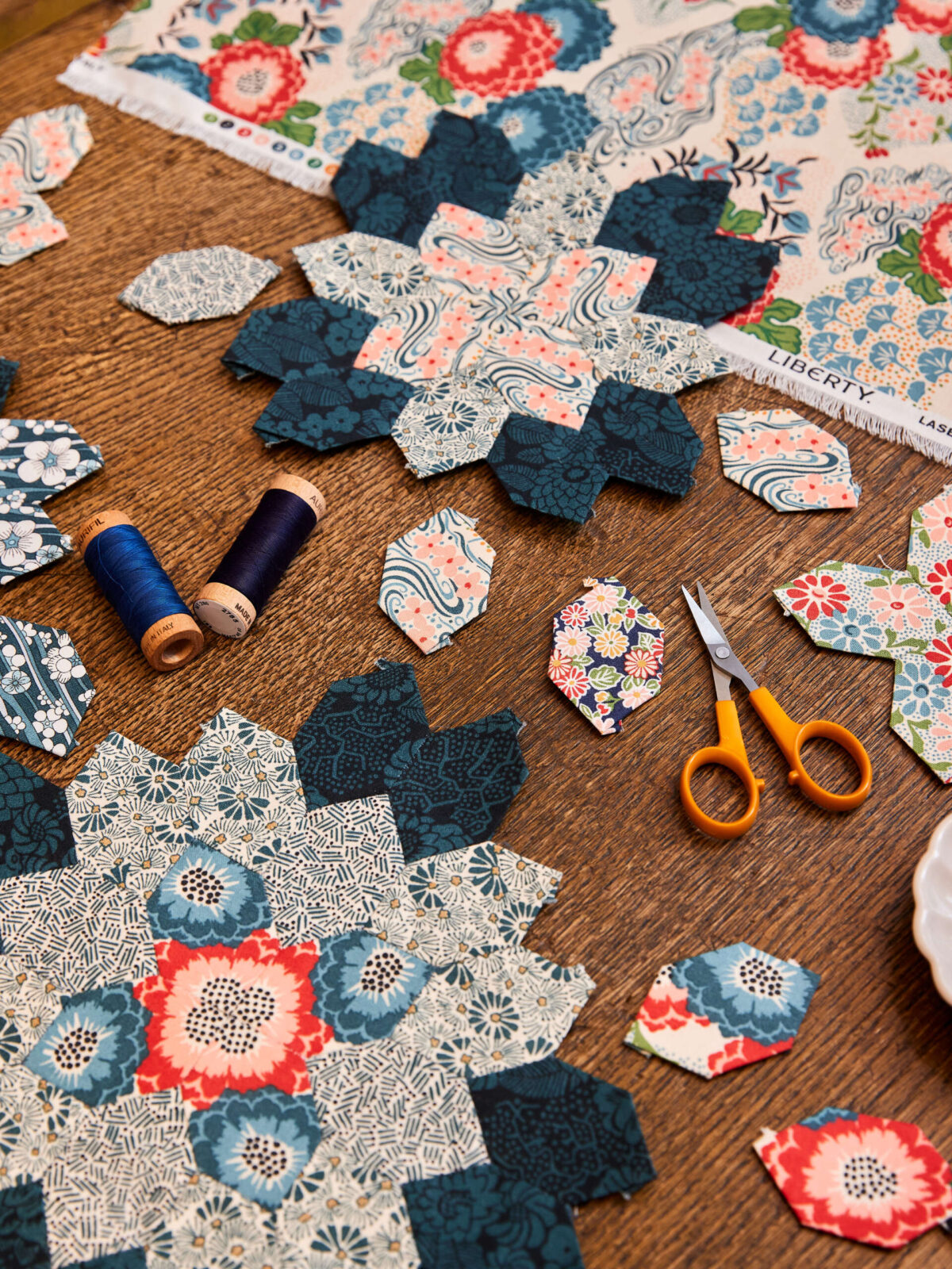 Liberty Fabric | 100% Cotton Fabric | Arthurs Garden - Image 2