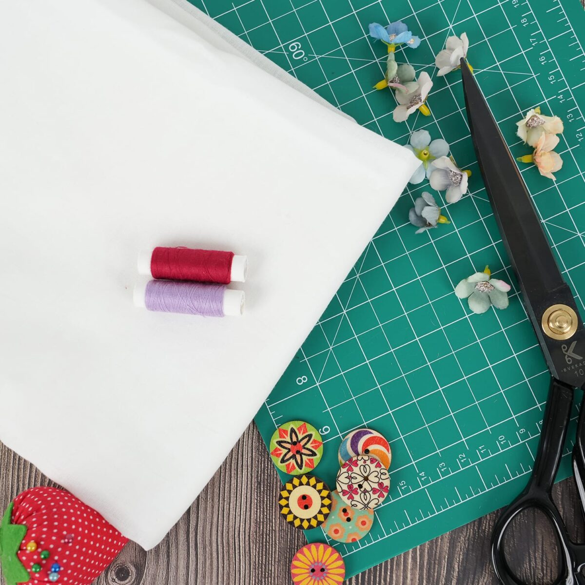 Cotton Lawn Fabric | White Cotton Fabric - Image 5