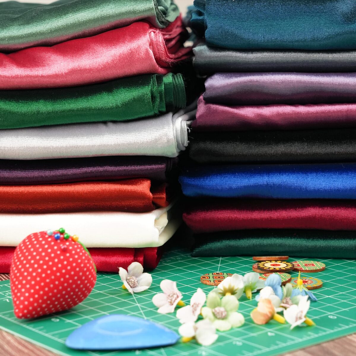 Glass Velvet Stretch Fabric – Luxurious & Drapy Fabric - Image 7