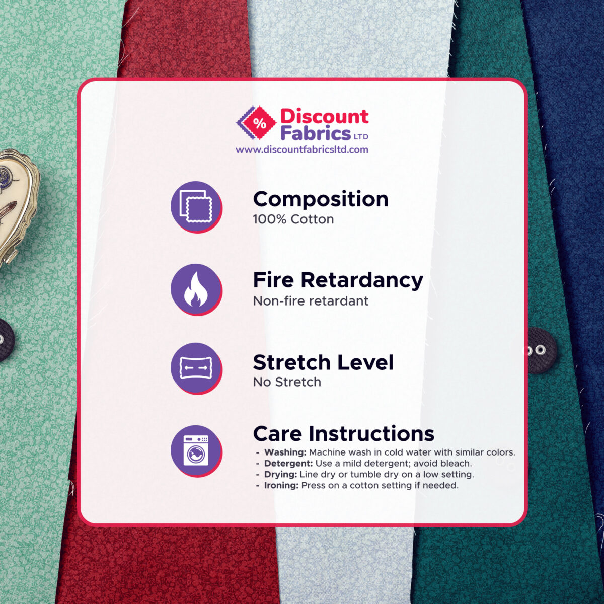 Liberty Wiltshire Shadow Fabric | 100% Lasenby Quilting Cotton | Leaf & Berry Blender - Image 10