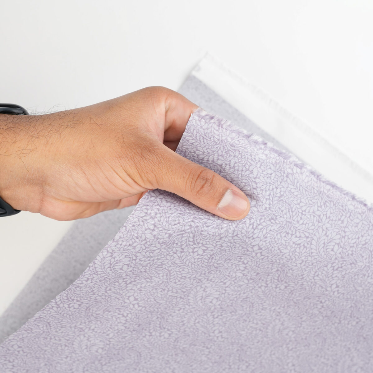 Liberty York Fern Fabric | 100% Lasenby Quilting Cotton | Tone-on-Tone Blender - Image 4