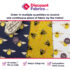 Rose & Hubble Cotton Poplin Fabric | Bumblebee Print | 100% Cotton (130gsm) - Image 3